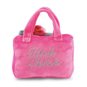 Barkin Bag - Pink w/Scarf (Rich Bitch)