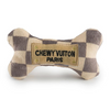 Checker Chewy Vuiton Bone Toy