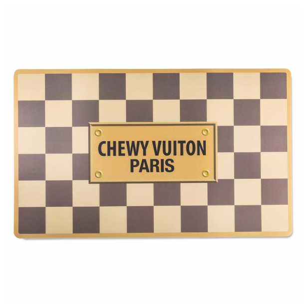 Checker Chewy Vuiton Placemat