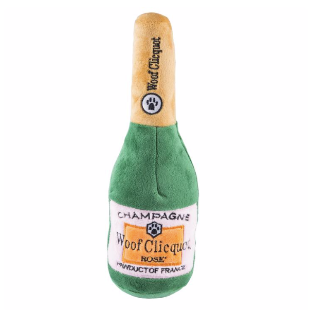 Woof Clicquot Rose' Bottle